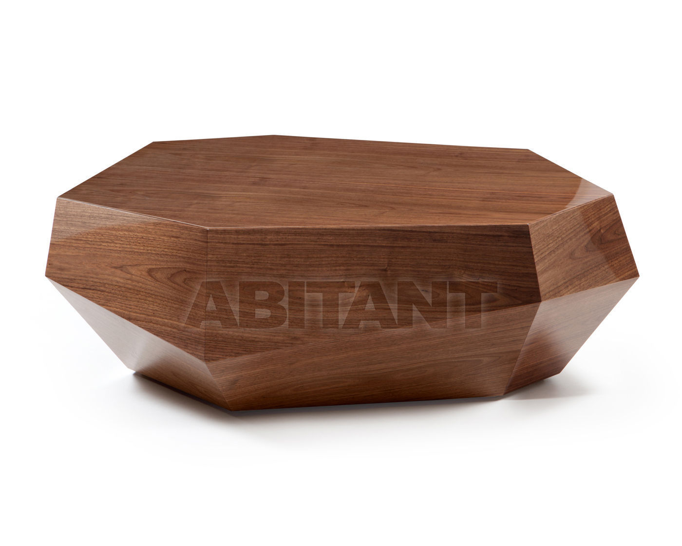 Купить Столик журнальный Insidherland BEYOND MEMORY COLLECTION THREE ROCKS Low Table  Walnut Veneer