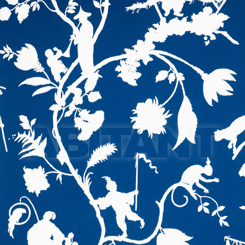 Купить Бумажные обои Stroheim BLUE & WHITE WALLCOVERINGS 1090E CATHAY PASTORA S0510 