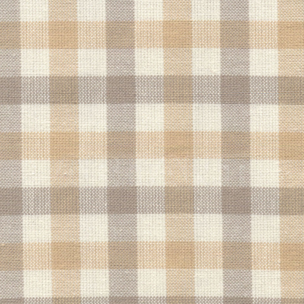 Купить Портьерная ткань New Carreaux Marvic Curtain fabric 6137-1 Stone/Ochre
