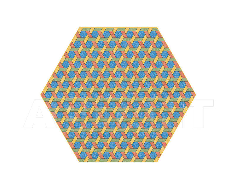 Купить Ковер современный Moooi Carpets Signatures Hexagon Carpet multi 290x250