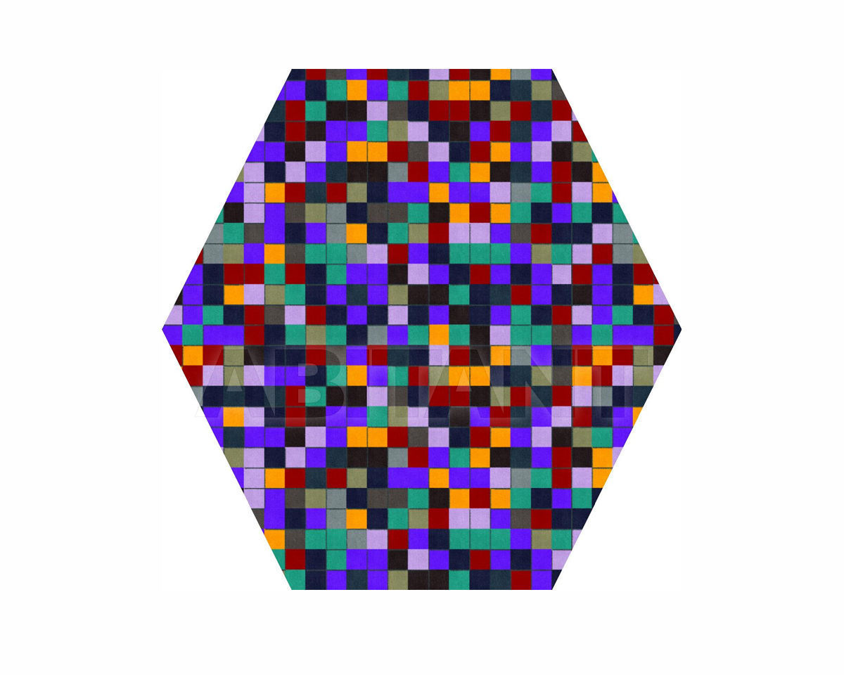 Купить Ковер современный Moooi Carpets WORKS COLLECTION Puzzled random 250x250