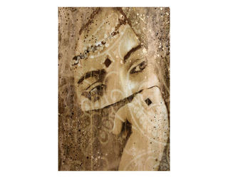 Настенная панель Alex Turco Middle East Glare Lady in Bronze