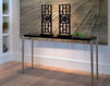 Консоль Villiers Brothers Limited 2016 Stiletto console table - hammered nickel Ар-деко / Ар-нуво / Американский