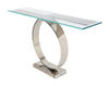 Консоль Villiers Brothers Limited 2016 Tempest console table – polished nickel Ар-деко / Ар-нуво / Американский