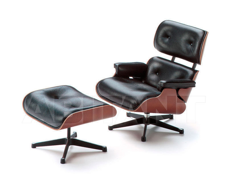 Купить Интерьерная миниатюра Lounge Chair & Ottoman Vitra. 2016 202 411 01