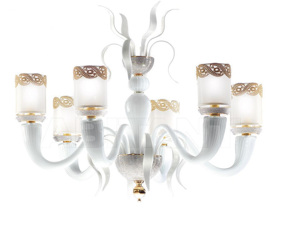 Купить Люстра  IL Paralume Marina  2013 1770 CH6/BI/ORO24K