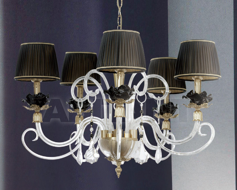 Купить Люстра  Jago FLOWER NCS 301 Oro / Nero