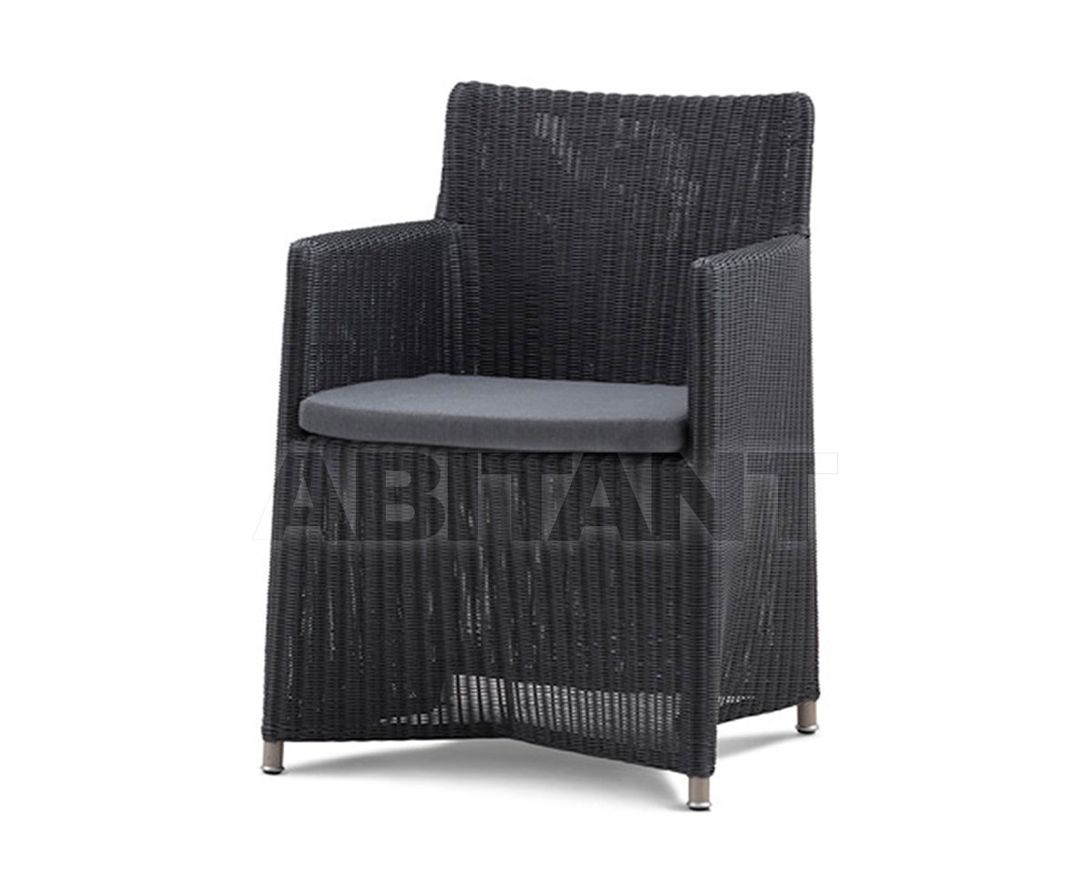 Купить Стул с подлокотниками Cane Line DIAMOND WEAVE & SUNBRELLA 8401LGSG