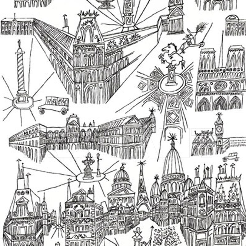 Купить Виниловые обои VIEWS OF PARIS F. Schumacher & Co. WALLCOVERINGS 2705780
