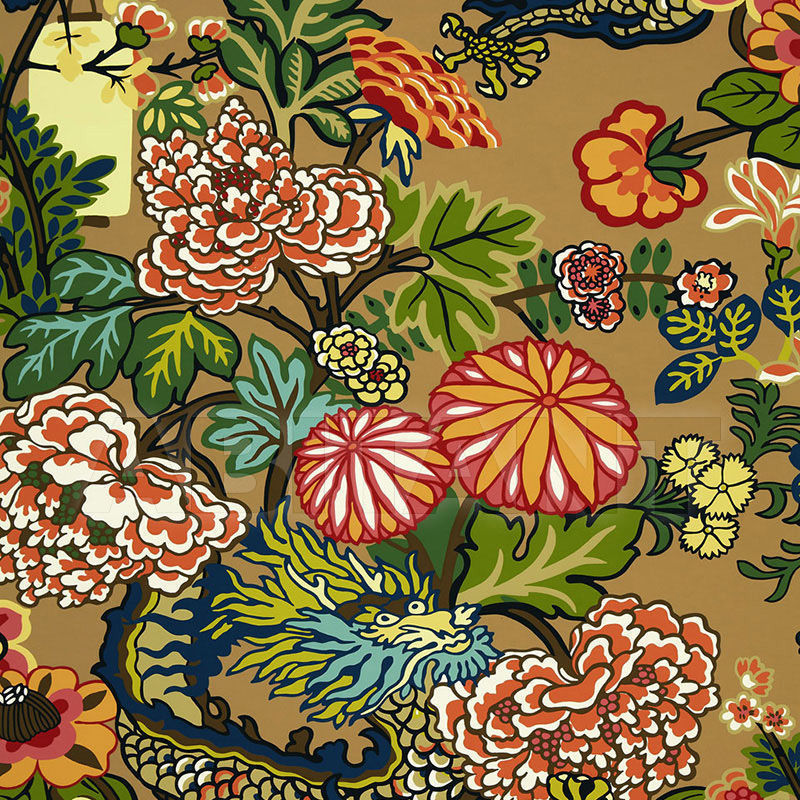 Купить Бумажные обои CHIANG MAI DRAGON F. Schumacher & Co. WALLCOVERINGS 5001064