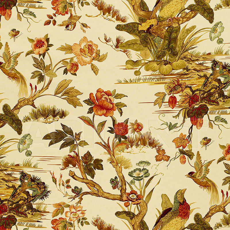 Купить Интерьерная ткань LE FAISAN CHINOISERIE F. Schumacher & Co. FABRICS 173082