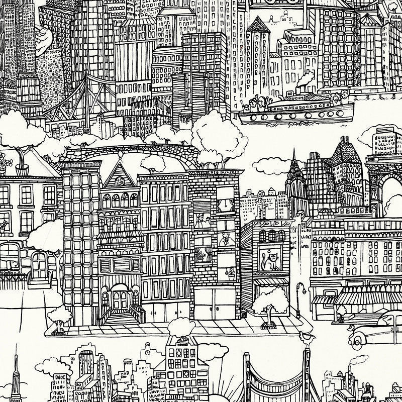Купить Интерьерная ткань NEW YORK NEW YORK F. Schumacher & Co. FABRICS 2643410
