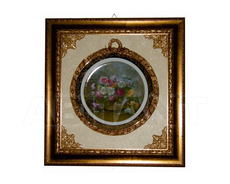 Купить Декоративное панно Italia Cornici di Caccaviello Antonino Artistic Plates F90 old roses