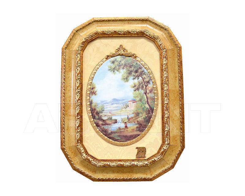 Купить Декоративное панно Italia Cornici di Caccaviello Antonino Artistic Plates SET OV. PAESAGGIO C