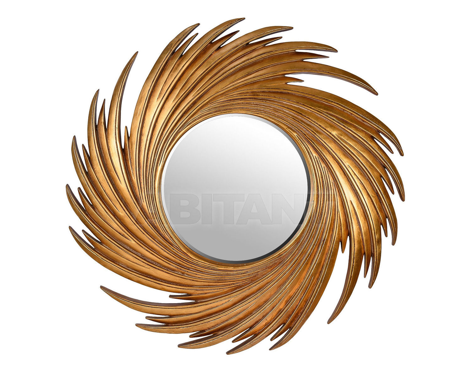 Купить Зеркало настенное Tornado Gold Pusha Art Mirror FA397GL