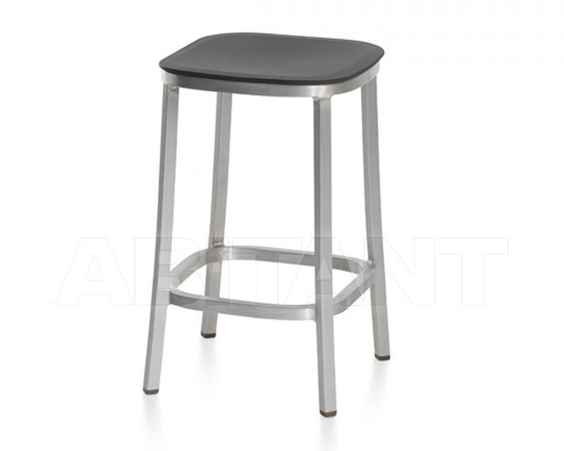 Купить Барный стул Emeco 1 Inch by Jasper Morrison 1 INCH 24 DARK GREY