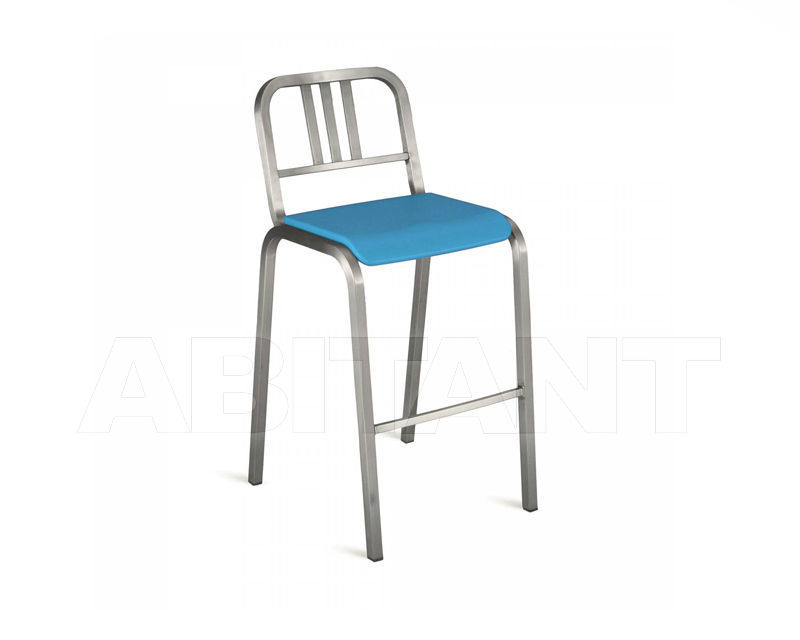 Купить Барный стул Emeco Nine-0 by Ettore Sottsass NIN0 30 3 BLUE
