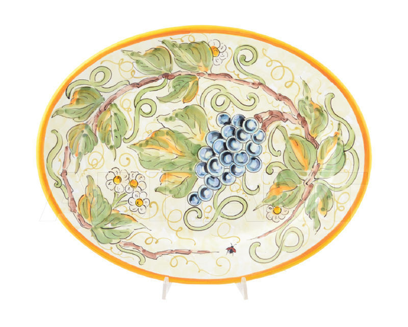 Купить Поднос CeramicArte Deruta S.r.l. 2018 Vassoio ovale cm 42