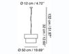 Светильник Saturno 2 Home switch Home 2012 TE112CR50 Современный / Скандинавский / Модерн