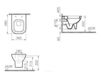 Унитаз подвесной Vitra RETRO 5216B003-0075 Современный / Скандинавский / Модерн