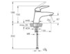 Смеситель для раковины Vitra Armix V3 A40454 Современный / Скандинавский / Модерн