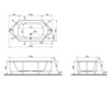 Ванна Vitra Neon Hexagonal 190X90 58950001000 Современный / Скандинавский / Модерн