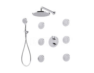 Душевая система Giulini MyRing MR0013-3KBS