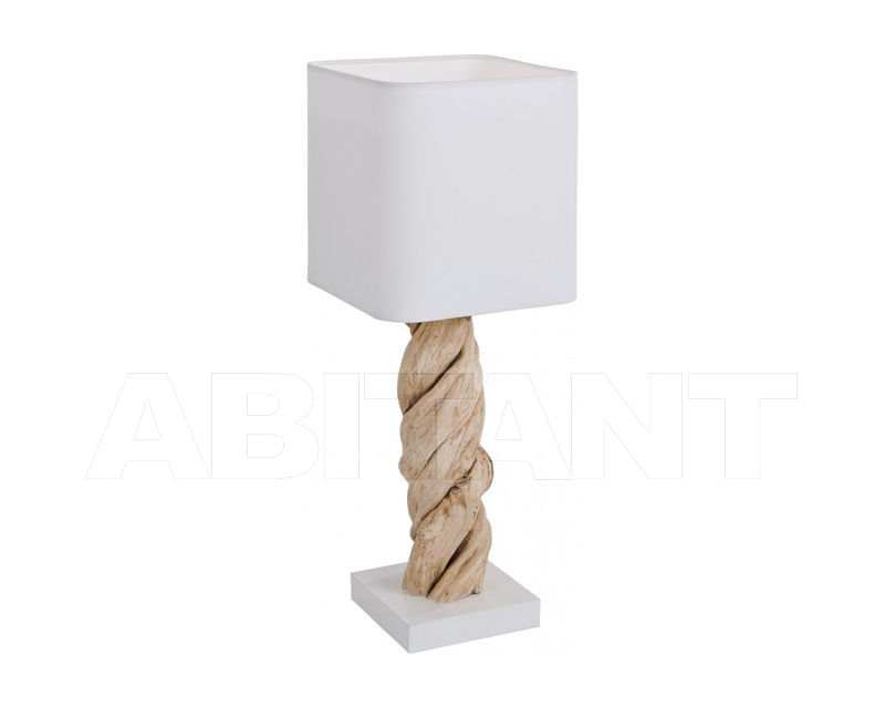 Купить Лампа настольная ZANAGA Flam & Luce  NATURE L.ET0398.W1
