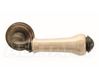 Дверная ручка Valli&Valli 2012 H 176 R8 Bronze BRUNITO / Porcelain Ivory