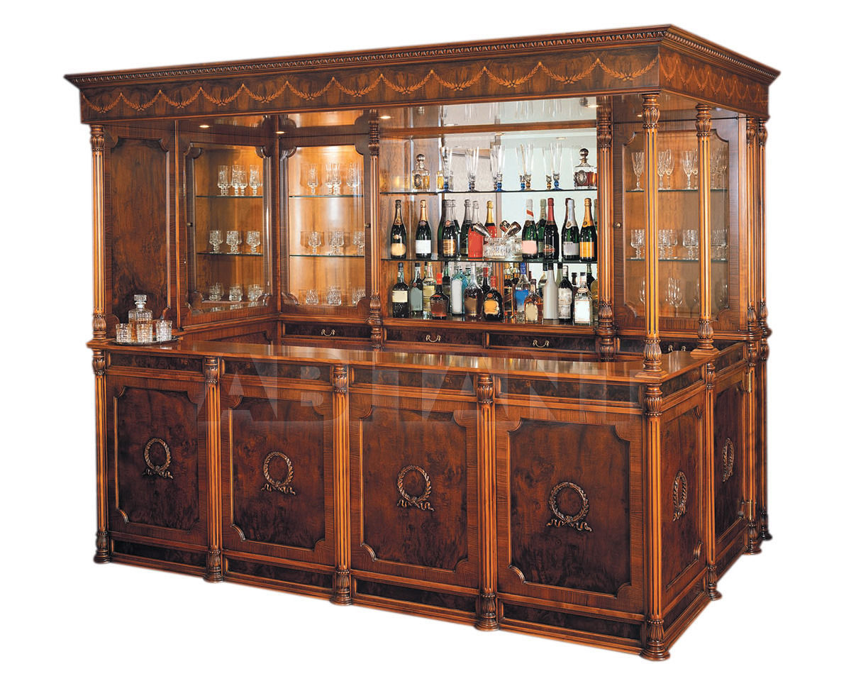 Купить Бар Fratelli Radice 2017 345 mobile bar 2 porte con faretti e specchi