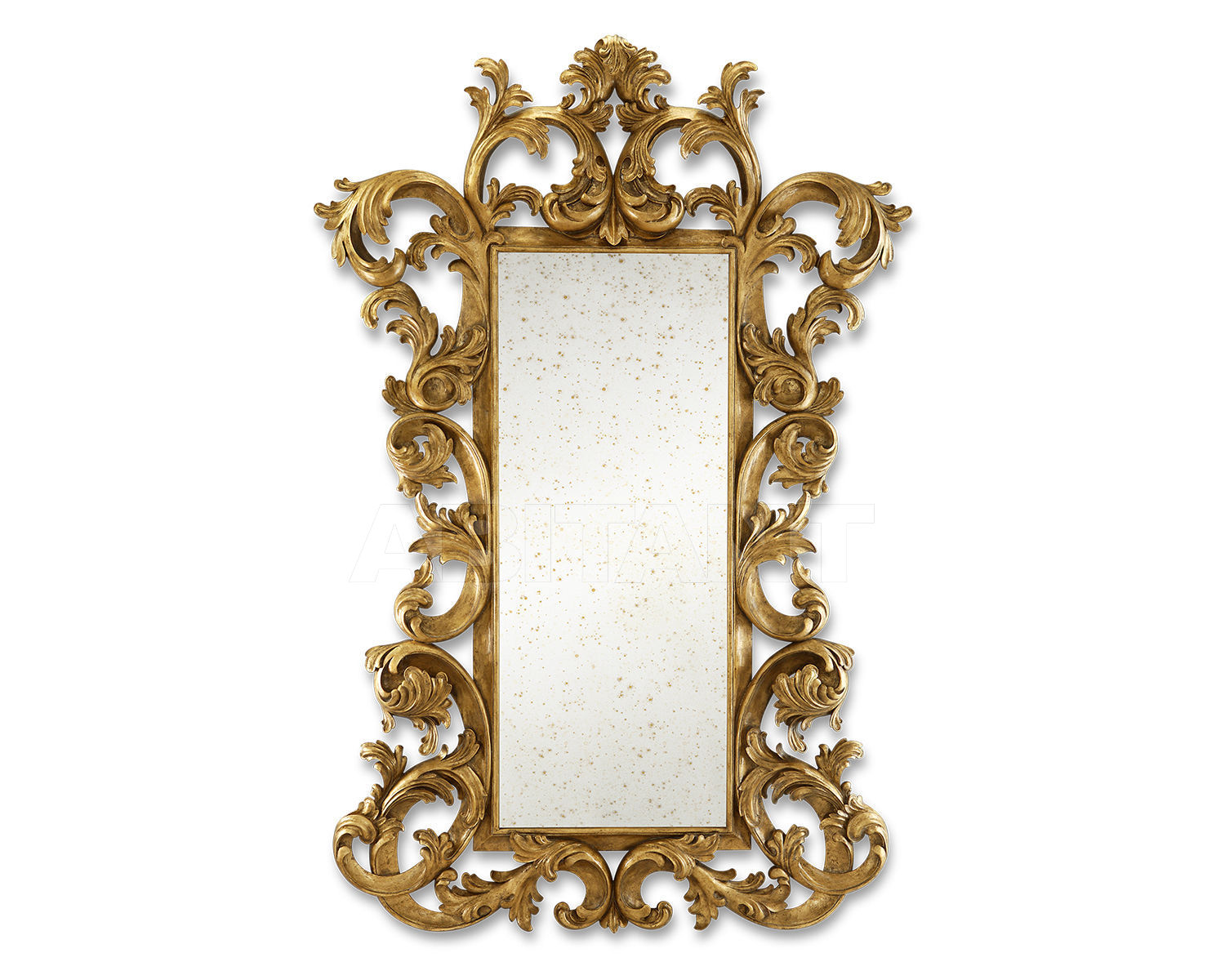Купить Зеркало настенное French flourish lean-to Christopher Guy 2019 50-2858-B-ATQ 14th C. Gold