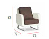 Кресло CATALINA Contral Outdoor 562 COF = coffee Современный / Скандинавский / Модерн