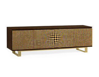 Тумба под AV Jonathan Charles Fine Furniture JC Modern - Op Art Collection 500083-SWB
