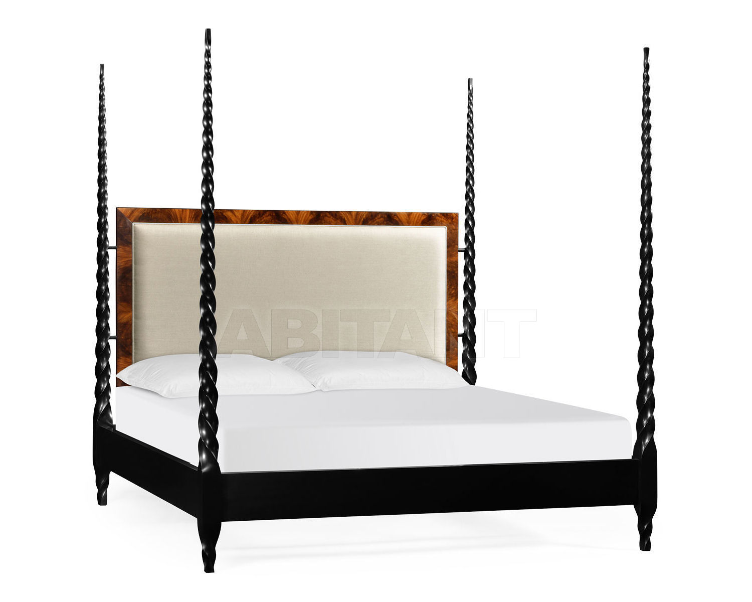 Купить Кровать Jonathan Charles Fine Furniture JC Modern - Twist Collection 500110-CAK-BLA-F001