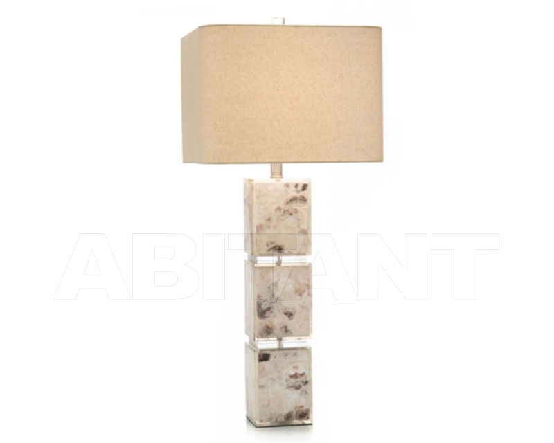 Купить Лампа настольная Capiz Shell Blocks John Richard 2019 JRL-9208