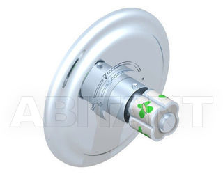 Смеситель термостатический THG Bathroom A7E.5100BR Capucine vert décor Platine