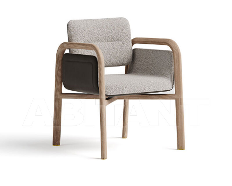Купить Стул с подлокотниками Vittoria Frigerio by Frigerio Poltrone e Divani 2024 Grace