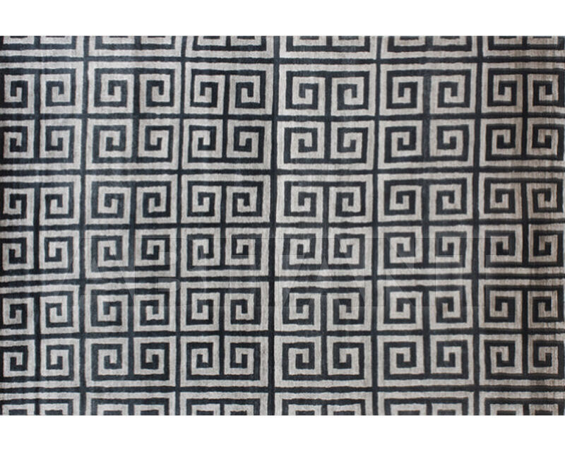 Купить Ковер современный Serge Lesage 2025 Labyrinth black silver