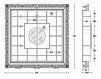Библиотека Vismara Design Mosaik FRAME - 120 MOSAIK Современный / Скандинавский / Модерн