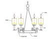 Люстра Hudson Valley Lighting Standard 8166-PN Современный / Скандинавский / Модерн