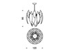 Люстра IDL Export Dolce Vita Luxury Lighting 430/120 Лофт / Фьюжн / Винтаж / Ретро