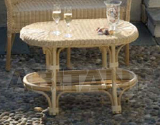 Столик кофейный Frigerio Carlo Funny Wicker WF106 oval table