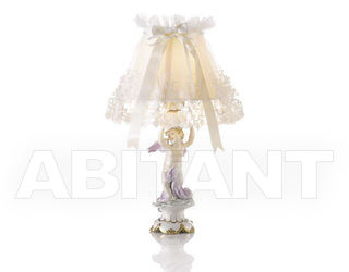 Лампа настольная ATLAS (SCULPTOR) LAMP-EMBROIDED 20 Villari Capodimonte T.00262-002