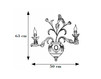 Бра Villari Home And Lights 4022377-206 Классический / Исторический / Английский