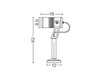 Фасадный светильник Landa illuminotecnica S.p.A. Led 467GU10 2 Современный / Скандинавский / Модерн