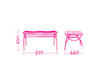 Скамейка Mobilsedia Inglese 2007 luna bench (panca) Современный / Скандинавский / Модерн
