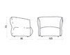 Кресло Giovannetti  Sofas FOYER Poltrona 3 Современный / Скандинавский / Модерн