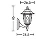 Фасадный светильник RM Moretti  Esterni 550.6 Классический / Исторический / Английский
