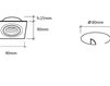 Встраиваемый светильник BPM Lighting 2013 5001.19 Современный / Скандинавский / Модерн