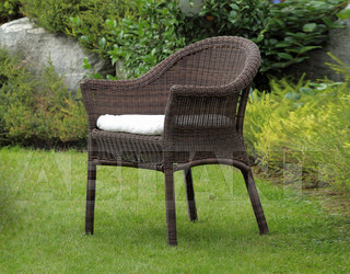 Стул с подлокотниками Frigerio Carlo Funny Wicker PGFM1